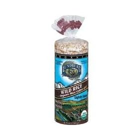 Lundberg Rice Cakes Wild Rice Lightly Salted 8.5 oz by 