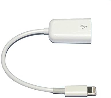 Aosder Iphone Lightning USB Cable 8pin OTG for iPad(white)