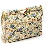 Knitting Bag Craft Storage - Button Print