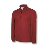 Adidas 2008 Men's ClimaProof Half-Zip Golf Wind Shirt - University Red / Sterling - 991231