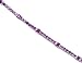 One of a Kind Design 5.75 carats total weight Princess & Round Cut Amethyst Bracelet in Sterling Silver
