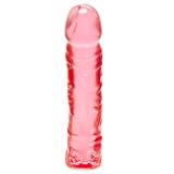 Doc Johnson Crystal Jellies 8 Inch Dildo Pink Adult Sex Toy Kit