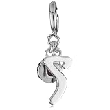 ELLE Jewelry Charms S Initial Sterling Silver 