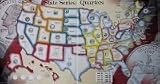 US United State Quarters Collector Map Album