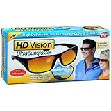 HD Vision Plastic Ultra Sunglasses Black