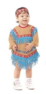 Infant Toddler Native American Indian Girl Costume with Headband (24 Months)