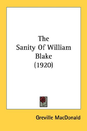 The Sanity of William Blake (1920)