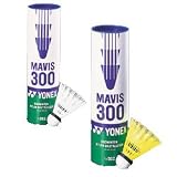 Yonex Indoor Shuttles - Mavis 300 - Medium (Size: Speed - Fast) (Colour: White )