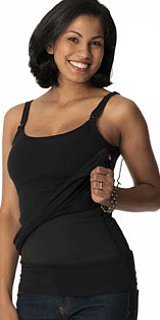 Tummy Control Nursing Bra Long Tank by Glamourmom