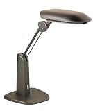3M  Polarizing Task Light TL100C, 8.19 inches x 8 inches x 21 inches, Charcoal