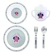Los Angeles Angels MLB Children's 5 Piece Dinner Set Los Angeles Angels MLB Children's 5 Piece Dinner Set