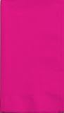Creative Converting Touch of Color 2-Ply 50 Count Paper Dinner Napkins, Hot Magenta