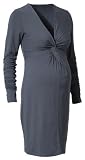 Noppies Damen Umstandsmode Kleid 10711, Gr. 42 (XL), Grau (dark shadow 05)