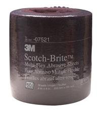 3M 07522 Scotch-Brite Multi-Flex 8-Inch-by-20-Foot Abrasive Sheet Roll