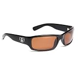 HOVEN HIGHWAY 12-0104 BLACK GLOSS HANDMADE ACETATE FRAME BRONZE POLARIZED LENS PLASTIC... by 
