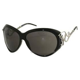 Roberto Cavalli Sunglasses Designer Fashion Silver Black RC 320S B5 D Eyeglasses Collection Women Female Sun Glasses