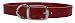 Croco - Faux Crocodile Leather Collar - 1 in. x 22 in. - Red