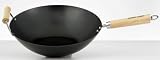 Helen Chen's Asian Kitchen Xylan Nonstick 12-Inch Wok with Wooden handles