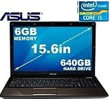 15.6 Intel I5 640GB 6GB Mocha (Asus X53E-RH52)