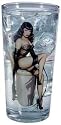 Bettie Page Pin-up Art Glass Tumbler
