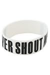 NeverShoutNever Rubber Bracelet