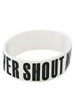 NeverShoutNever Rubber Bracelet