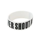 NeverShoutNever Rubber Bracelet