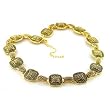 Gold Plated Brass Necklaces, 16 Inches