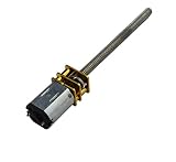 N20 DC マイクギヤードモータ 12V 200RPM 55mm の軸 M4ねじロッド