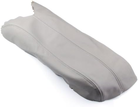 Beige Black Grey Center Console Lid Armrest Cover case Real Leather For 2007 2008 2009 2010 2011 2012 Acura RDX hand rest holder (grey)