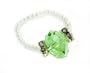 Peridot Single Band Solitaire Crystal Ring