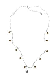 Rock Star Guitar on a Smoked Topaz Crystal Waterfall Necklace [Jewelry]