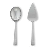 Lenox Tribeca Stainless Steel 2-Piece Dinnerware Entertainment Set