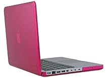 Speck Products MB13AU-SEE-PNK 13-Inch Aluminum Unibody/Black Keyboard See Thru Case for MacBook (Pink)