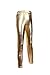 Aaronano Little Girls' Metallic Color Shiny Stretch Leggings