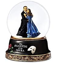 San Francisco Music Box Company Phantom of the Opera Christine and Raul Waterglobe
