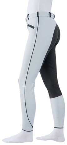 Covalliero 322542 Reithose BasicStar Plus f&uuml;r Damen, Gr. 38, eisblau / grau
