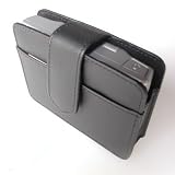 Premium 3.5 GPS Leather Case for Garmin Nuvi 200 205 250 255 260 270 300 310 350 360 370, Navigon 2100 5100 with SD card and Business Card Side Storage Pockets