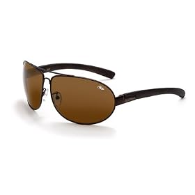 Fusion Troost Sunglasses with Satin Brown Frames and Polarized Sandstone Lens from Bolle