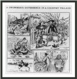 Historic Print M A drummers experience in a country village