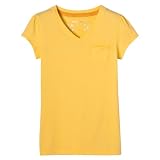 Girls' Mossimo Supply Co. Short-Sleeve V-Neck Top - Banana Split