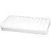 Dynalon 135014-0002 HDPE 45-Slot Microscope Slide Drying and Storage Block, 12" Length x 4" Width x 2" Height