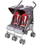Maclaren Twin Techno Crimson Stroller