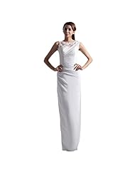 Fall Chiffon Sheath Bridesmaid Dress 