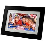 www.allcomputerdeals.com: Pandigital 7 Widescreen LED Digital Photo Frame w/ USB, Black Wooden Frame Digital Photo Frame