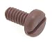 Vespel Machine Screw, Pan Head, Slotted Drive, #4-40, 1/2