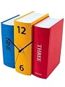 Present Time - Karlsson Book Clock Colour 20cm x 15cm x 20cm