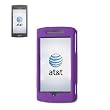 New Fashionable Perfect Fit Hard Protector Skin Cover Cell Phone Case for GARMIN NUVIFONE G60 AT&T - PURPLE