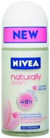 Nivea Naturally Even Antiperspirant Deodorant Roll-on -50 Ml