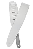 Planet Waves Basic Classic Leather Guitar Strap, White